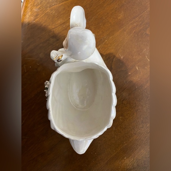 Vintage Lefton Pixie Swan Planter - Picture 4 of 6